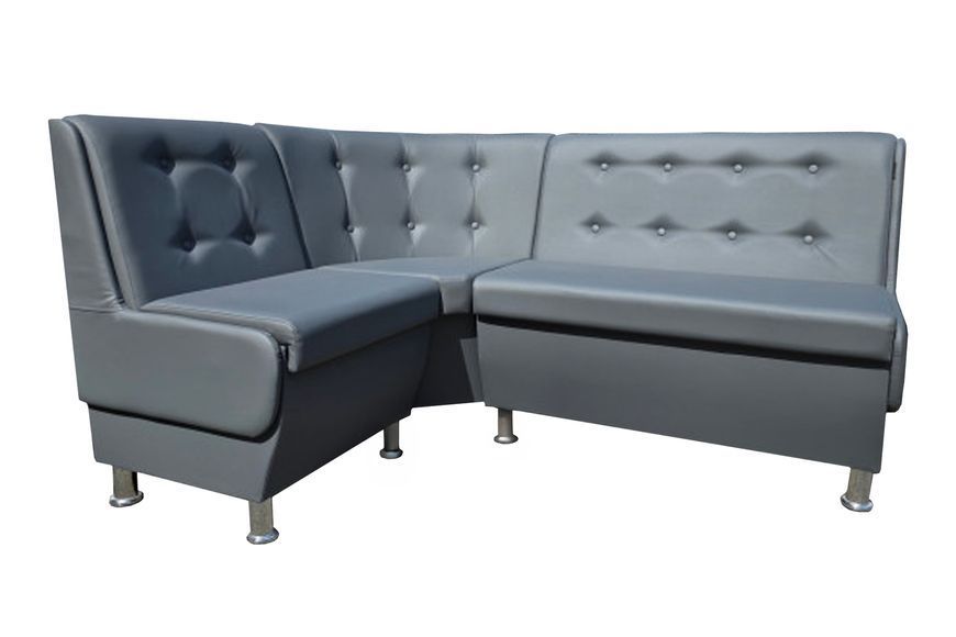 Кухонний куточок OnyxLounge (131 &times; 171 см, флай 2233, сірий) l-kt-mdrn-fl2233 фото