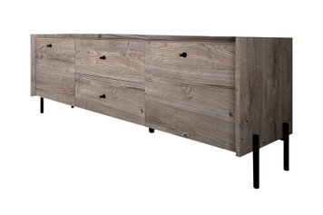 Тумба для TV FjellFurniture-3 (шварцвальд, 160х40х55 см) ltmb-3-wd-shv фото