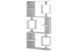 Полиця Dorven (90 &times; 25 &times; 178,5 см, бетон і білий) ph-plc-17a-bt-bl фото