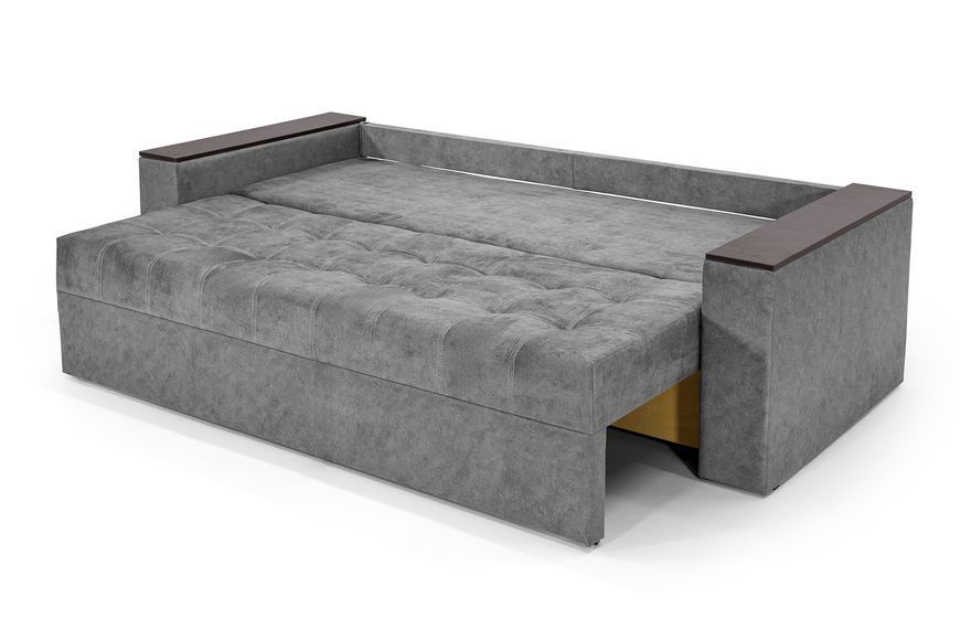 Диван Комфорт (235 &times; 98 см, велюр, темно-серый) IMI dkmf-mrs-15 фото
