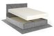 Кровать с матрасом Циния 160х200 (Светло-серый, велюр, без подъемного механизма) IMI tsn-am160x200ssb фото 1