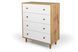 Комод UrbanOak-2 4ШУХ (дуб аппалачи и нимфея альба, 80x39x97 см) IMI lkmd-hg2-db-ppl-nmf-lb фото 1