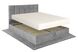 Ліжко з матрацом Лотос 160х200 (Світло-сірий, велюр, без підйомного механізму) IMI lts-am160x200ssb фото 1