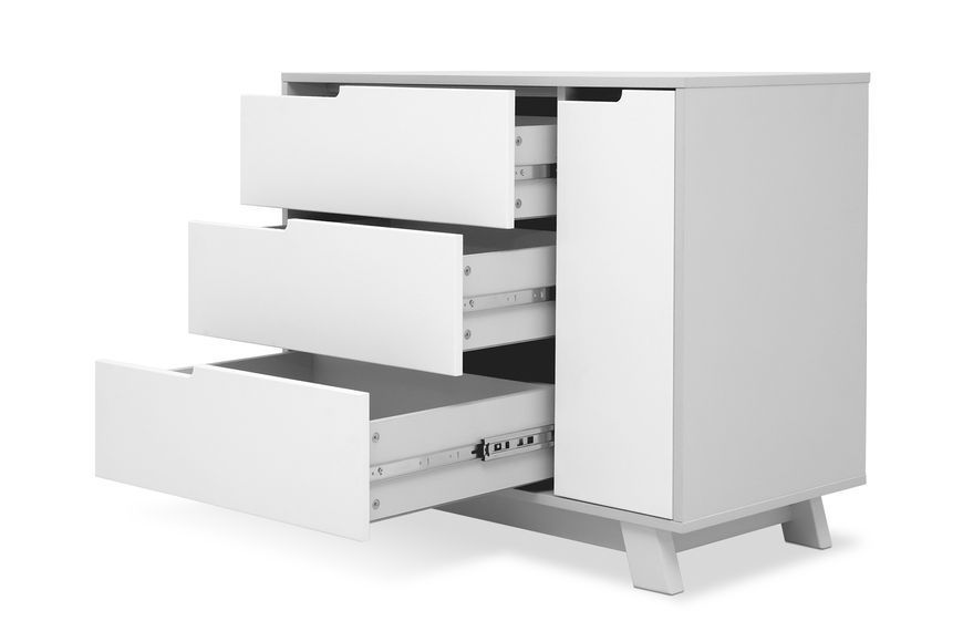 Комод Мрія-3 (90 &times; 49 &times; 77 см, біло-сірий) vr-kmd-mnttn-900-bl-sr фото