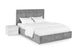 Кровать Лаванда 140х200 (Светло-серый, велюр, без подъемного механизма) IMI lvnd140x200ssb фото 4