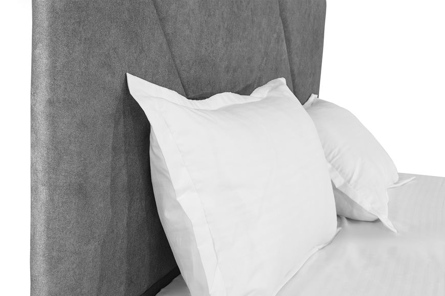 Кровать Петуния 140х200 (Светло-серый, велюр, без подъемного механизма) IMI ptn140x200ssb фото