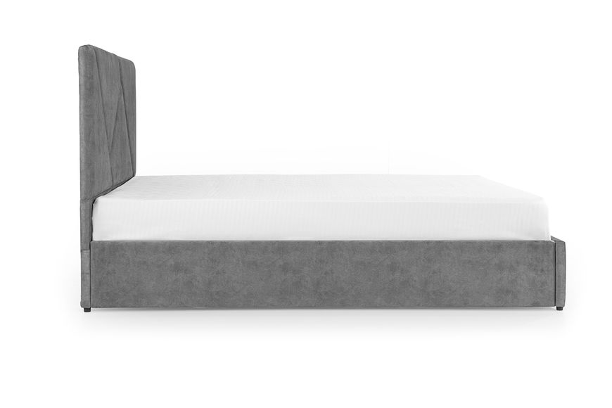 Кровать Петуния 140х200 (Светло-серый, велюр, без подъемного механизма) IMI ptn140x200ssb фото