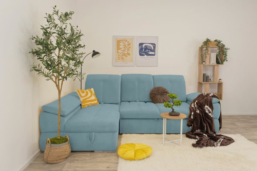 Кутовий диван Денвер 2 (285 &times; 195 см, блакитний) IMI Premium kdnv2-pl-9-l фото