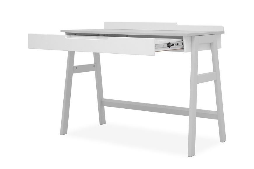 Стіл письмовий Мрія-4 (109,6 &times; 55 &times; 81 см, біло-сірий) vr-stl-ps-mnttn-bl-sr фото