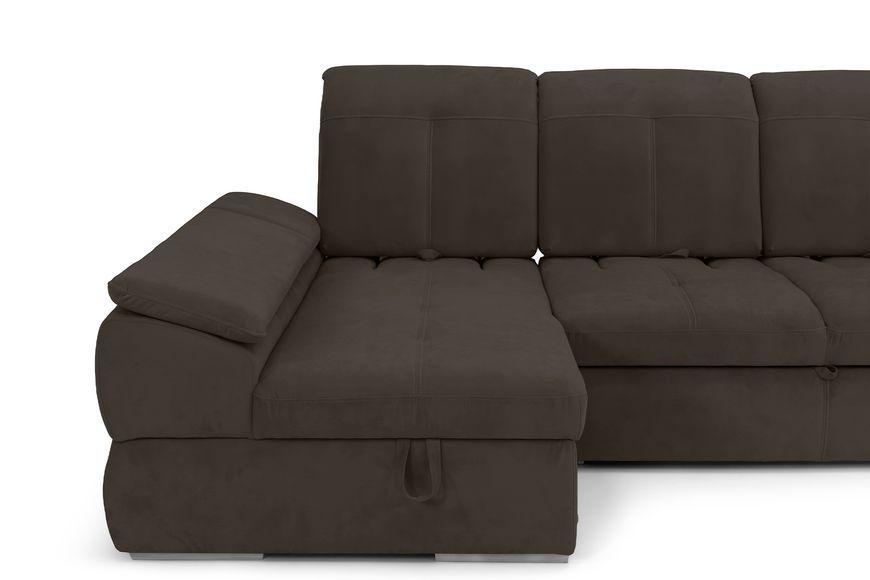 Угловой диван Денвер 2 (285 &times; 195 см, коричневый) IMI Premium kdnv2-pl-4-l фото