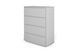 Комод SleekLine-1 4ШУХ (серая мышка, 90x43x80 см) IMI lkmd-nrd1-sr-stp фото