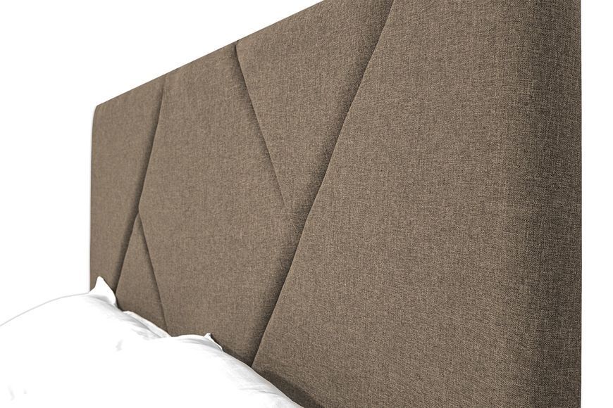 Кровать с матрасом Циния (160 &times; 200 см, Pocket Spring, рогожка, без подъемного механизма, кремовый) IMI tsnrg-am160x200krb-mt фото