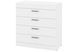 Комод Nirex-1 (80 &times; 37,6 &times; 79,5 см, білий) ph-kmd-k4-mnk-bl фото